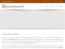 Tablet Screenshot of bradgreenwooddesigns.com